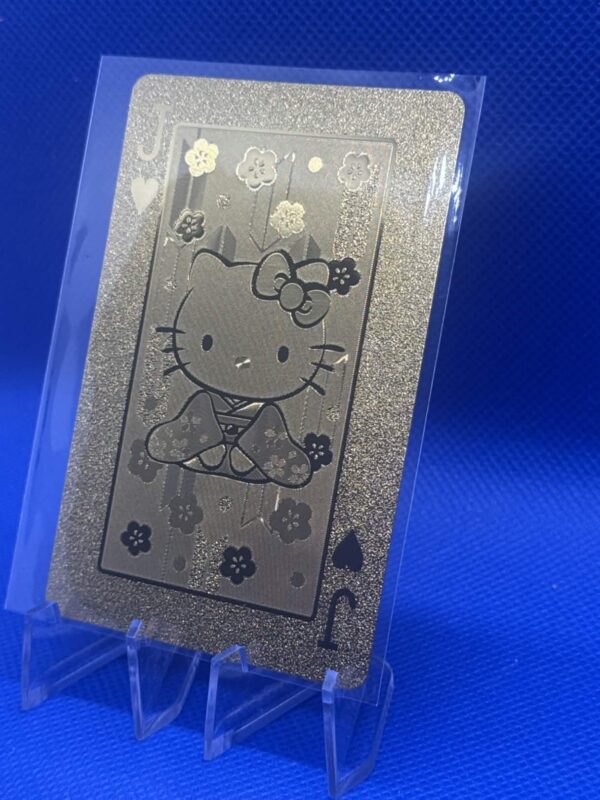 Hello Kitty "The Jack" Metallic Card (Official Sanrio)