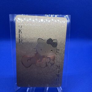 Hello Kitty "The Joker" Metallic Card (Official Sanrio)