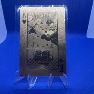 Hello Kitty "The King" Metallic Card (Official Sanrio)