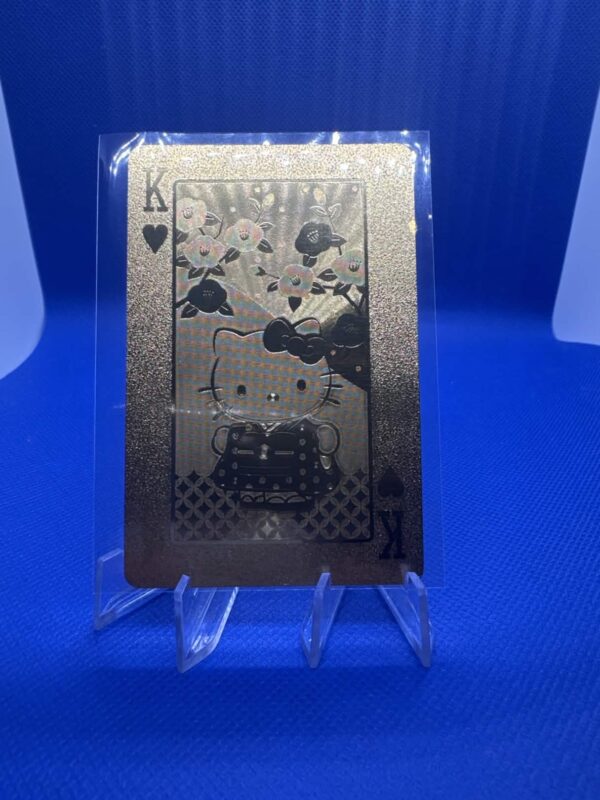 Hello Kitty "The King" Metallic Card (Official Sanrio)