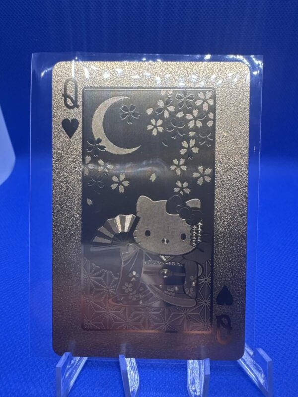 Hello Kitty "The Queen" Metallic Card (Official Sanrio)
