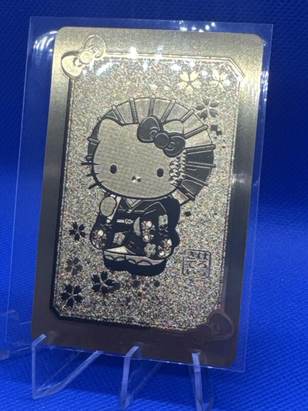 Hello Kitty "The Ace" Metallic Card (Official Sanrio)