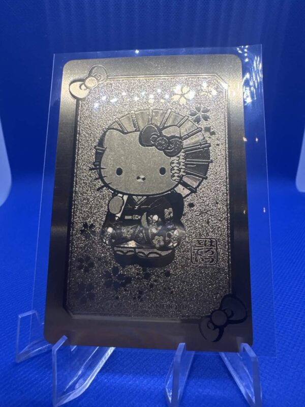 Hello Kitty "The King" Metallic Card (Official Sanrio)